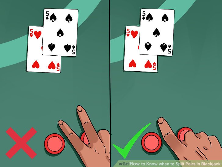 Blackjack Kazanma Taktiği Kartları İkiye Bölme - Spliting